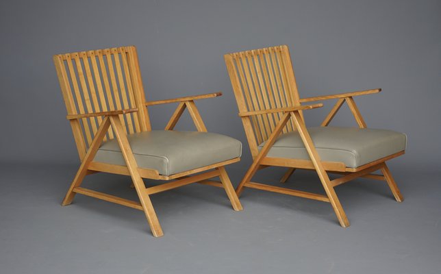 B493 Armchairs by Elmar Berkovich for Metz & Co. 1950s, Set of 2-MB-1729616