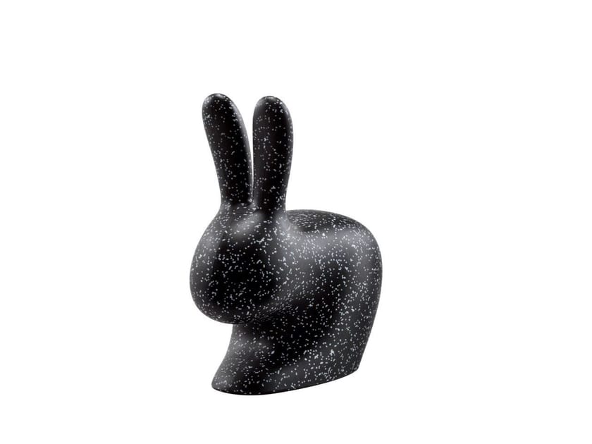 QEEBOO - RABBIT CHAIR BABY DOTS BLACK