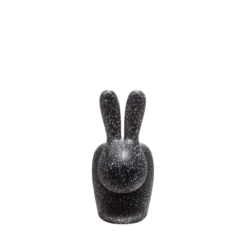 QEEBOO - RABBIT CHAIR BABY DOTS BLACK