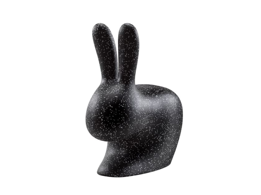 QEEBOO - RABBIT CHAIR DOTS BLACK