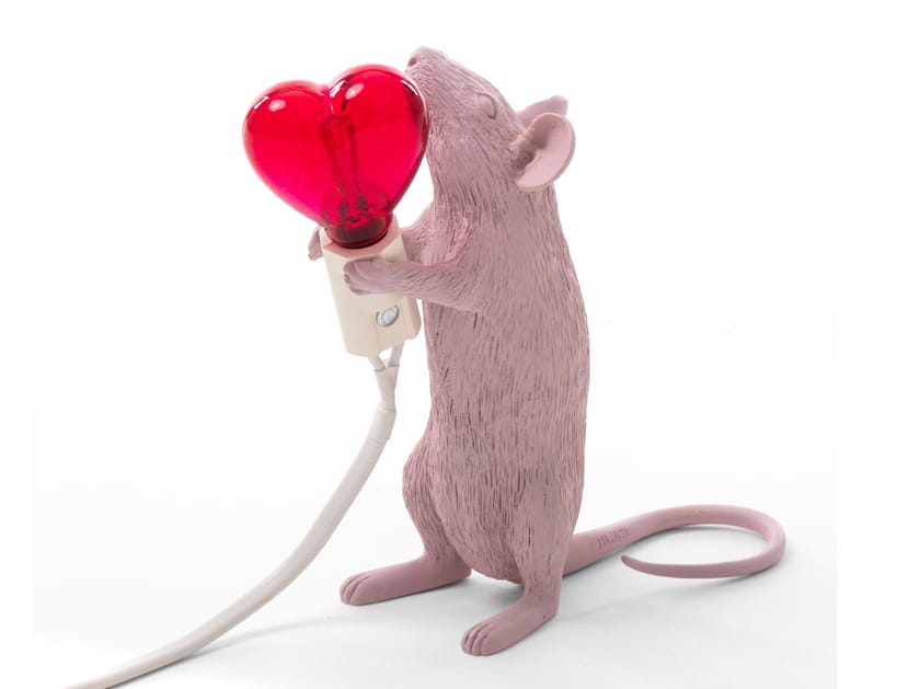 SELETTI - MOUSE LAMP LOVE EDITION