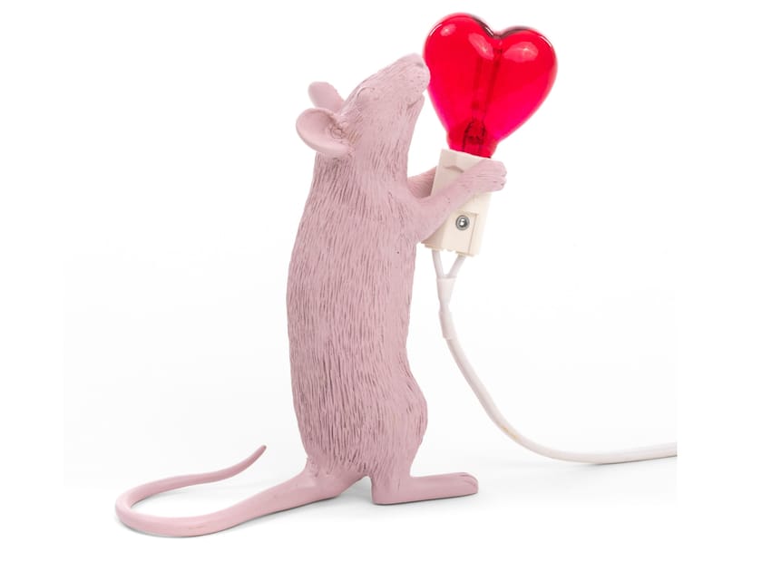 SELETTI - MOUSE LAMP LOVE EDITION