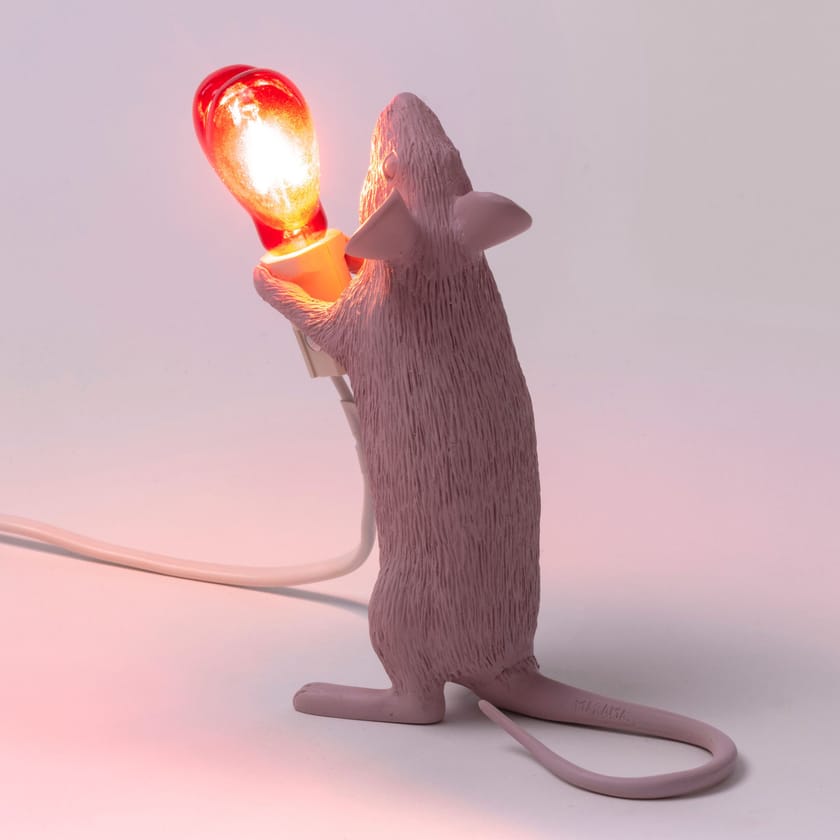 SELETTI - MOUSE LAMP LOVE EDITION