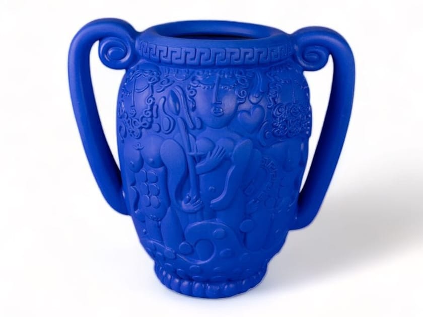 SELETTI - TERRACOTTA AMPHORA BLUE