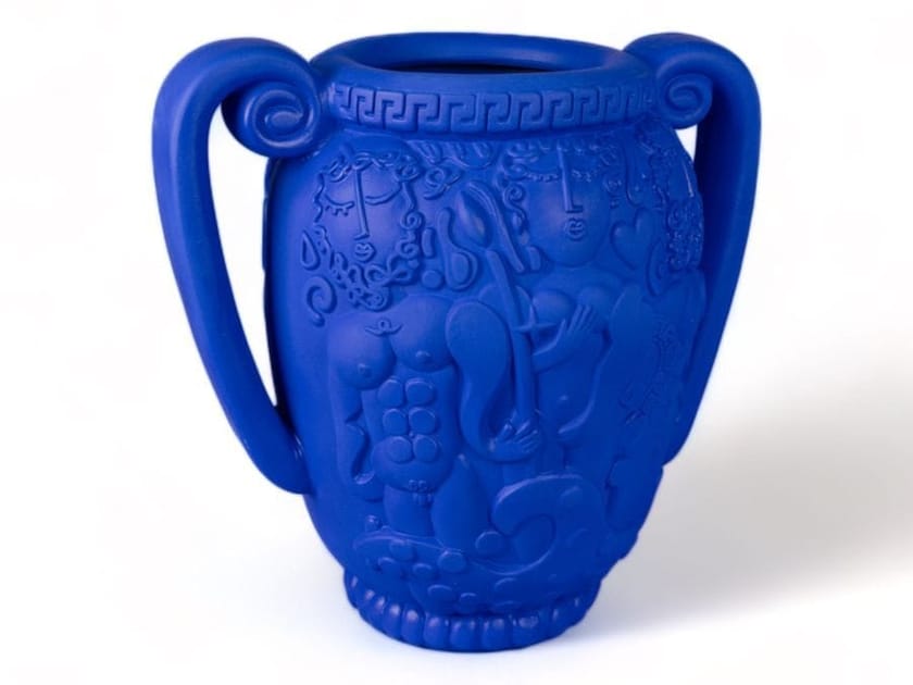 SELETTI - TERRACOTTA AMPHORA BLUE