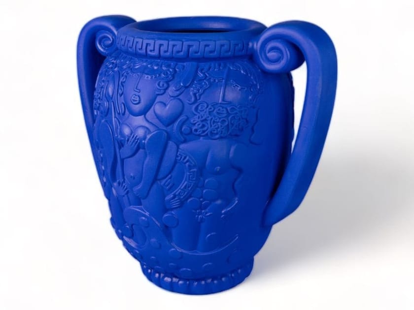 SELETTI - TERRACOTTA AMPHORA BLUE