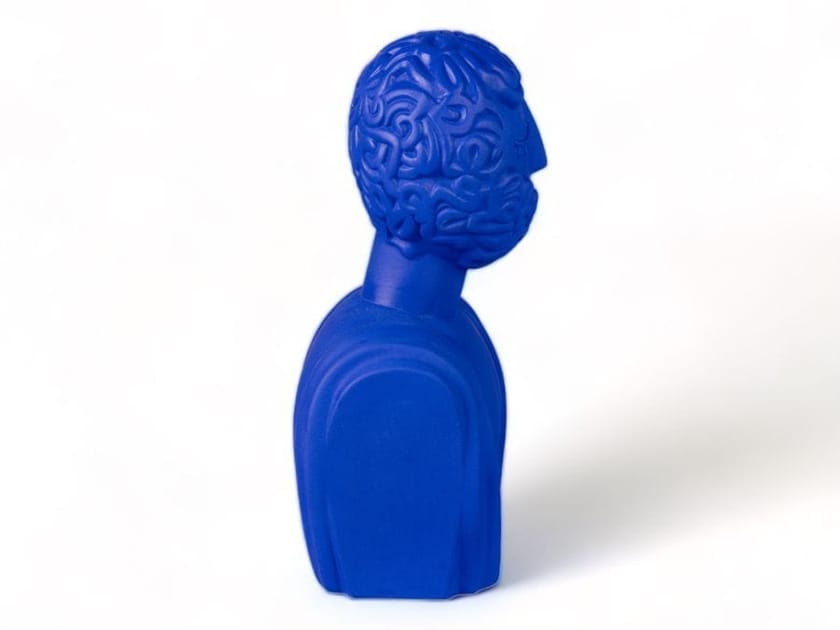 SELETTI - TERRACOTTA BUST MAN BLUE