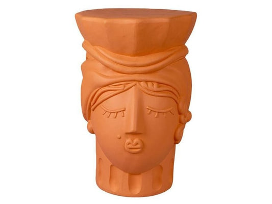 SELETTI - TERRACOTTA TESTA DI MORO WOMAN STOOL