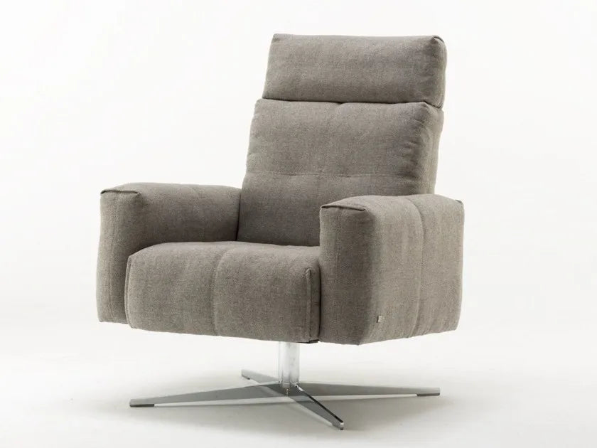 ROLF BENZ 50 - High backed armchair with 4-spoke base with armrests (Seating Comfort - Lounge / Upholstery Category - 24_1) (Request Info)