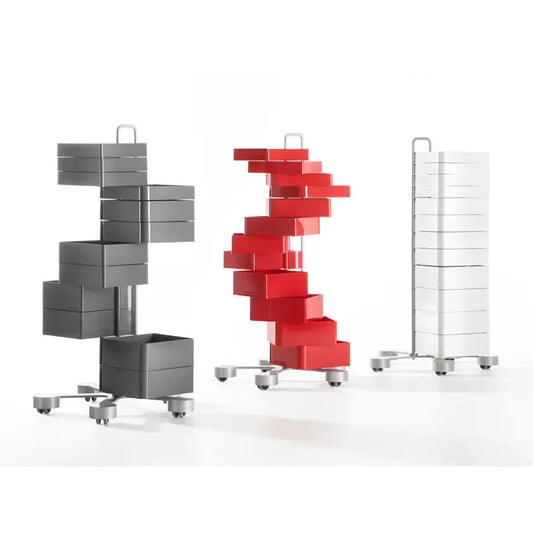 SPINNY - ABS chest of drawers with casters