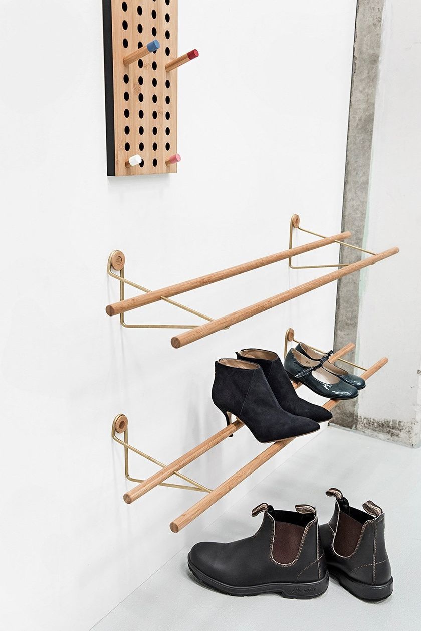 WE DO WOOD - SHOE RACK GOLD