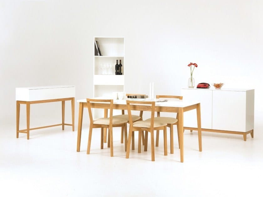 WOODMAN - BLANCO TABLE