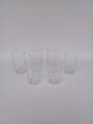 Baccarat Crystal Richelieu Glasses, 1930s, Set of 8-EHL-1754373