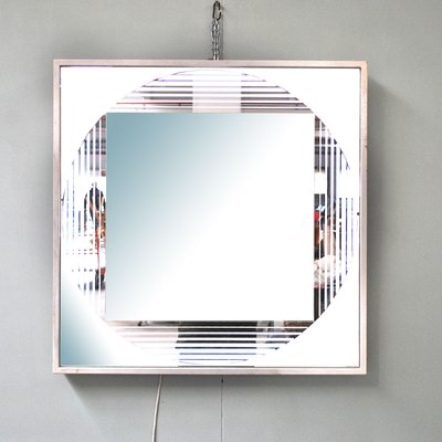 Backlit Mirror by Gianni Celada for Fontana Arte, 1960s-JQO-654155