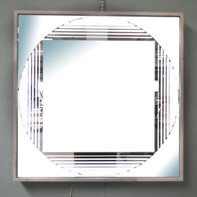 Backlit Mirror by Gianni Celada for Fontana Arte, 1960s-JQO-654155