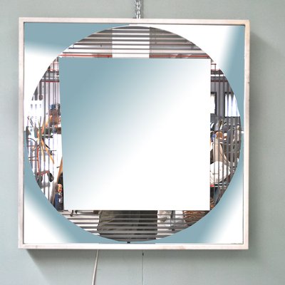 Backlit Mirror by Gianni Celada for Fontana Arte, 1960s-JQO-654155