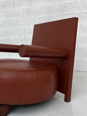 Baisity Leather Armchair by Antonio Citterio for B&B Italia, 1980s-RNN-1727140