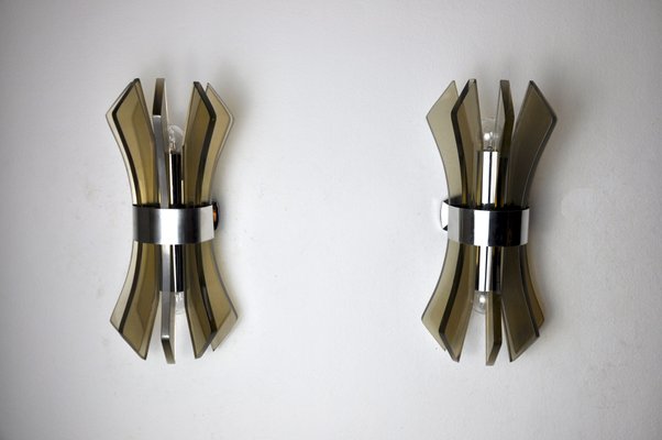 Bakelite Sconces from Veca, Italy, 1970s, Set of 2-EJE-960609