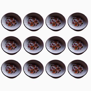 Bali Soup Plates from Boch, Belgium, 1970s, Set of 12-GSF-1806340