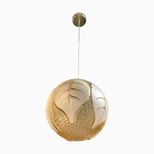 Ball Ceiling Lamp with Leaf Motif-FSD-1366916