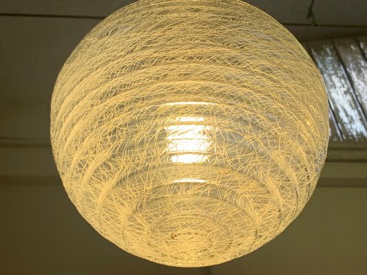 Ball Ceiling Lamps with Multi-Strands Engraving Effect, 1970s, Set of 2-IJR-877375