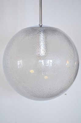 Ball Pendant Lamp from Glashütte Limburg, 1960s-OV-872659