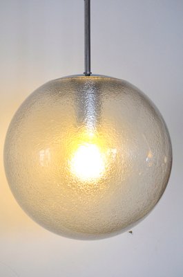 Ball Pendant Lamp from Glashütte Limburg, 1960s-OV-872659