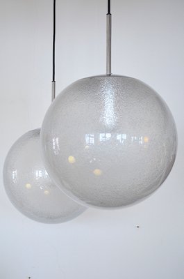 Ball Pendant Lamp from Glashütte Limburg, 1960s-OV-872659