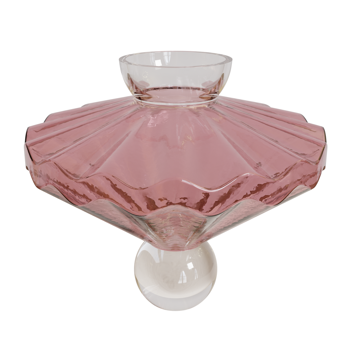 Ballerina Glass Vase by Stori #Rose