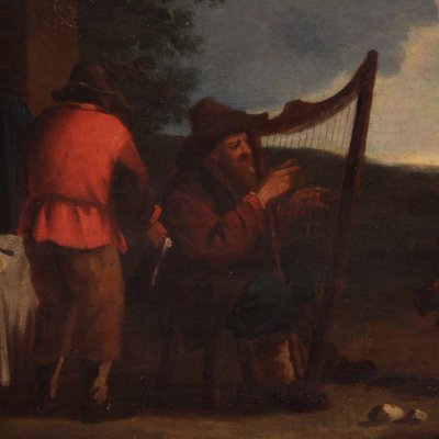 Bamboccianti School Artist, Genre Scene, 1650, Oil on Canvas, Framed-RP-1806067