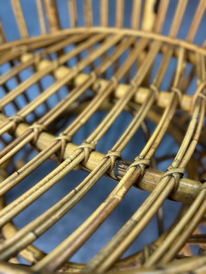 Bamboo and Rattan Armchair, Italy, 1950-ZST-1752620