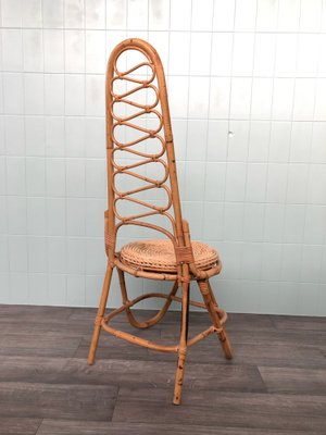 Bamboo and Rattan Chair, 1960s-FOV-1756061