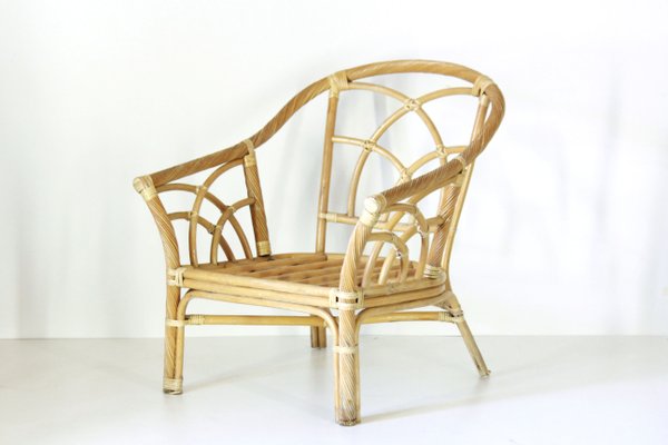 Bamboo Armchair, 1970s-TOI-1060367