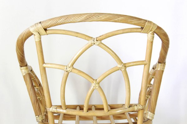 Bamboo Armchair, 1970s-TOI-1060367