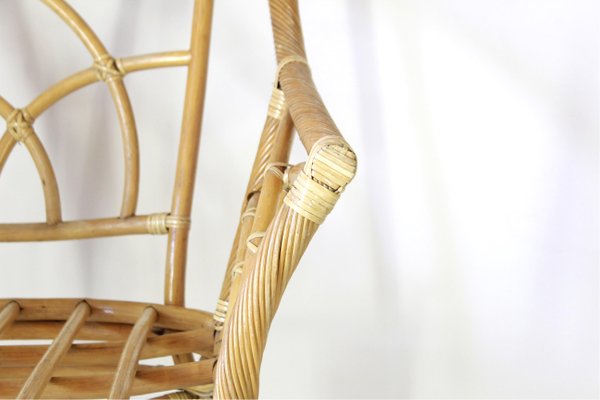 Bamboo Armchair, 1970s-TOI-1060367