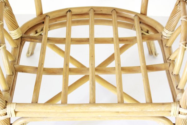 Bamboo Armchair, 1970s-TOI-1060367