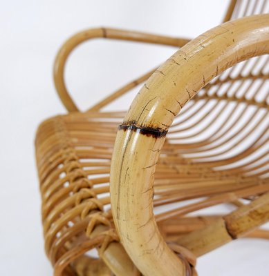 Bamboo Armchair by Tito Agnoli, 1960-NYF-2019036