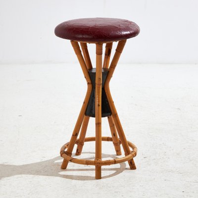 Bamboo Bar Stool, 1970s-CI-1813032