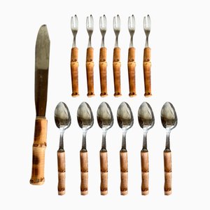 Bamboo Cake Servers, Set of 13-QJM-2024466