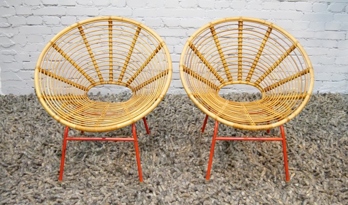 Bamboo Chair from Rohé Noordwolde, The Netherlands, 1950s-QFD-997675