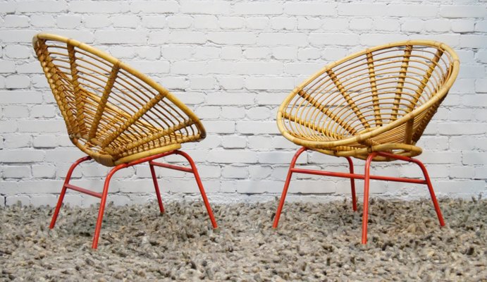 Bamboo Chair from Rohé Noordwolde, The Netherlands, 1950s-QFD-997675