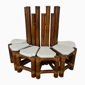 Bamboo Chairs, 1960s, Set of 6-RPW-2034835