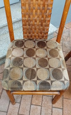 Bamboo Chairs, 1970s, Set of 6-GJF-1799602