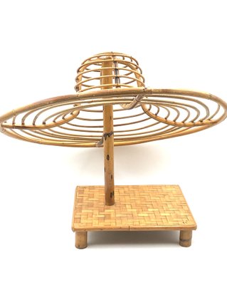 Bamboo Hat Display Stand, Italy, 1970s-TXN-1169546