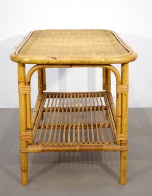 Bamboo Living Room Table, Italy, 1960s-AOL-1800139