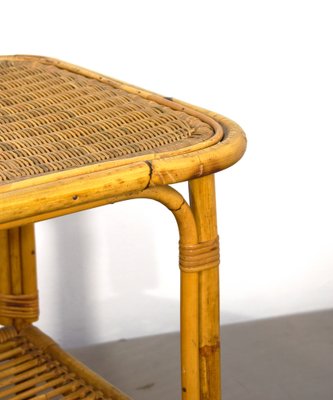 Bamboo Living Room Table, Italy, 1960s-AOL-1800139