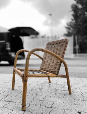 Bamboo Lounge Chair by Adrien Audoux & Frida Minet-DZY-1789013