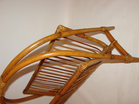 Bamboo Newspaper Rack, 1970s-XHP-1241282