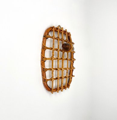 Bamboo & Rattan Coat Rack by Olaf von Bohr, Italy, 1950s-LYQ-1267692