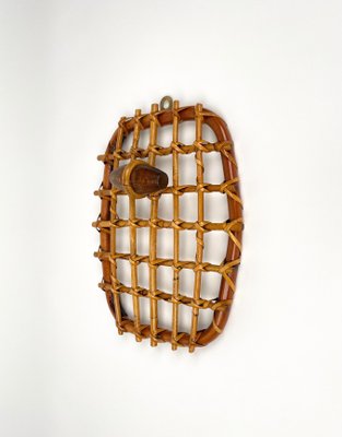 Bamboo & Rattan Coat Rack by Olaf von Bohr, Italy, 1950s-LYQ-1267692